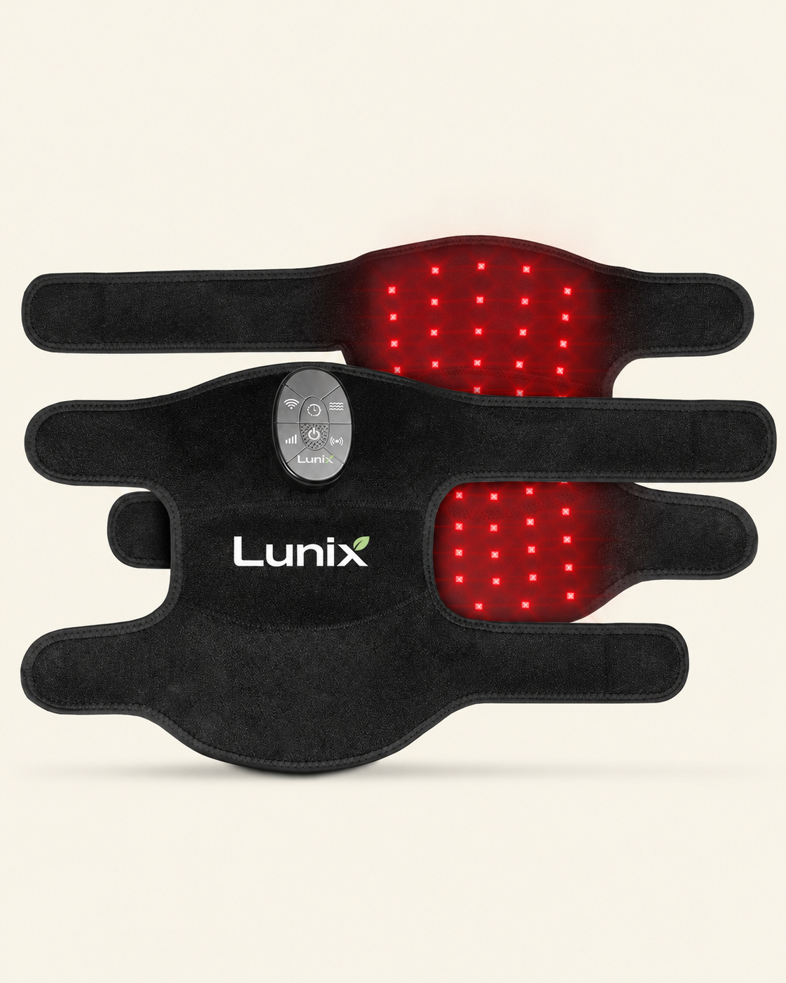 Lunix LX19 Red Light Device for Knee, Elbow and Shoulder, Charcoal Black