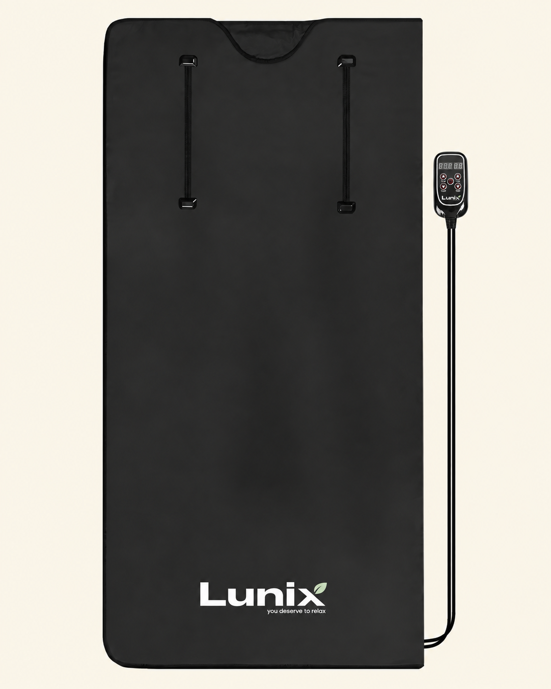 Lunix LX17 Portable Infrared Sauna Blanket, Jet Black